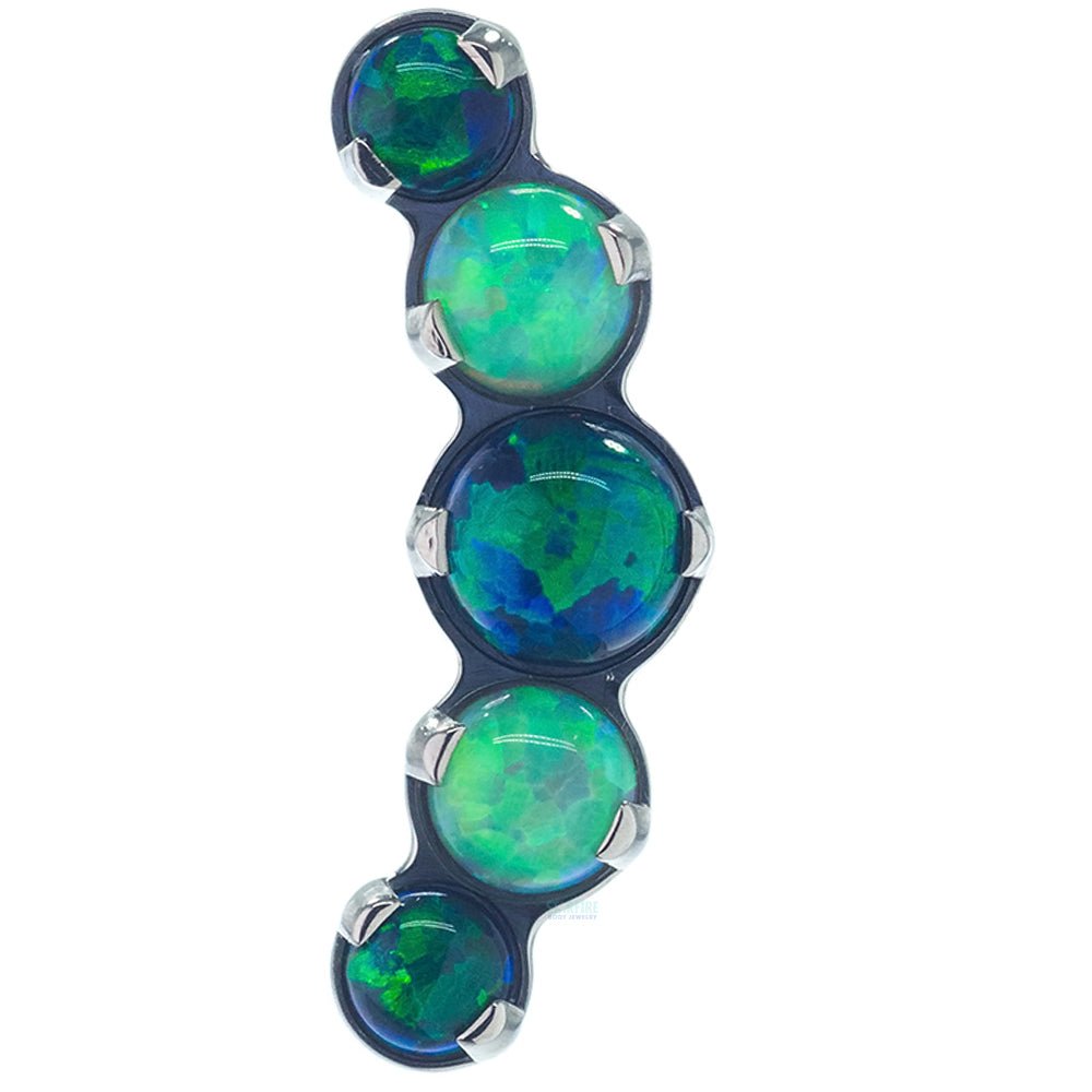 "Prium" Opal Cluster Threaded End - custom color combos