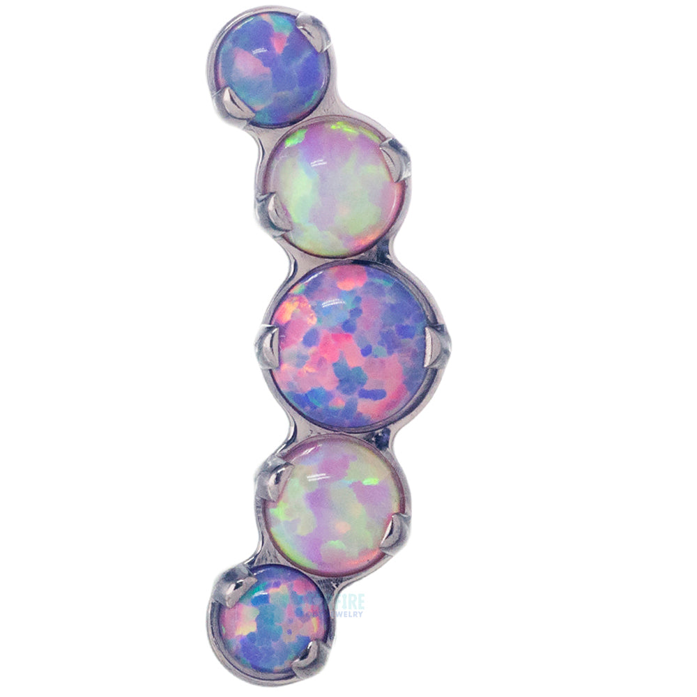 "Prium" Opal Cluster Threaded End - custom color combos