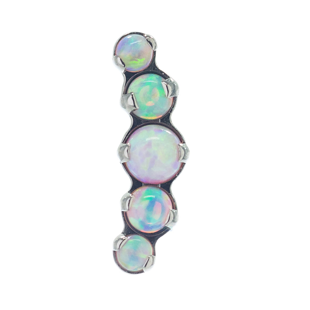 "Prium" Opal Cluster Threaded End