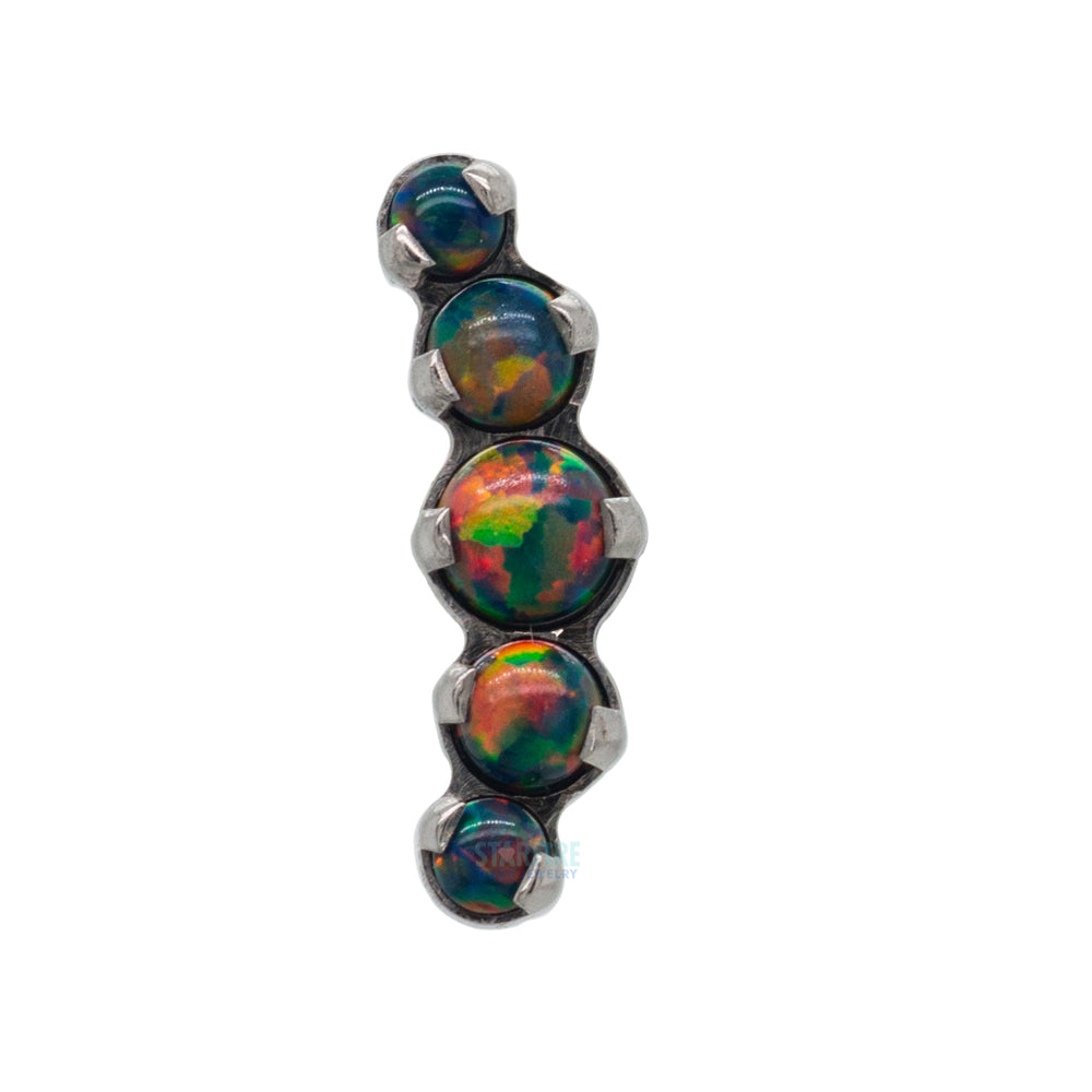"Prium" Opal Cluster Threaded End