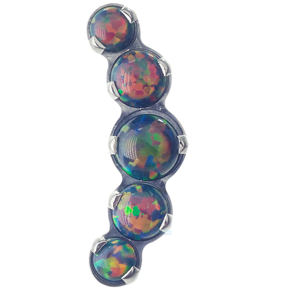 "Prium" Opal Cluster Threaded End
