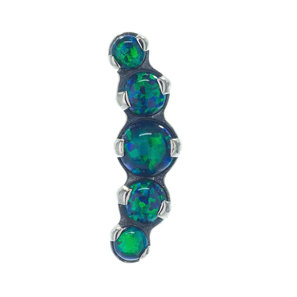 "Prium" Opal Cluster Threaded End
