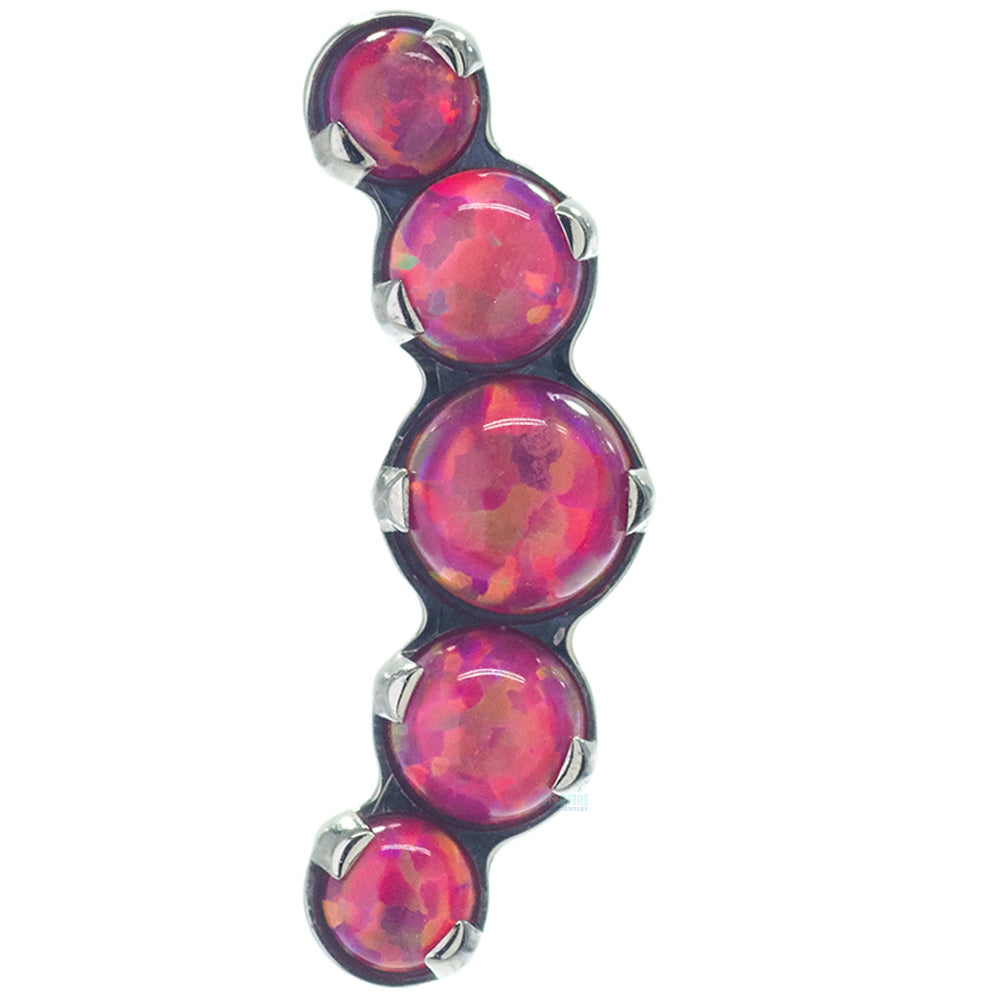 "Prium" Opal Cluster Threaded End