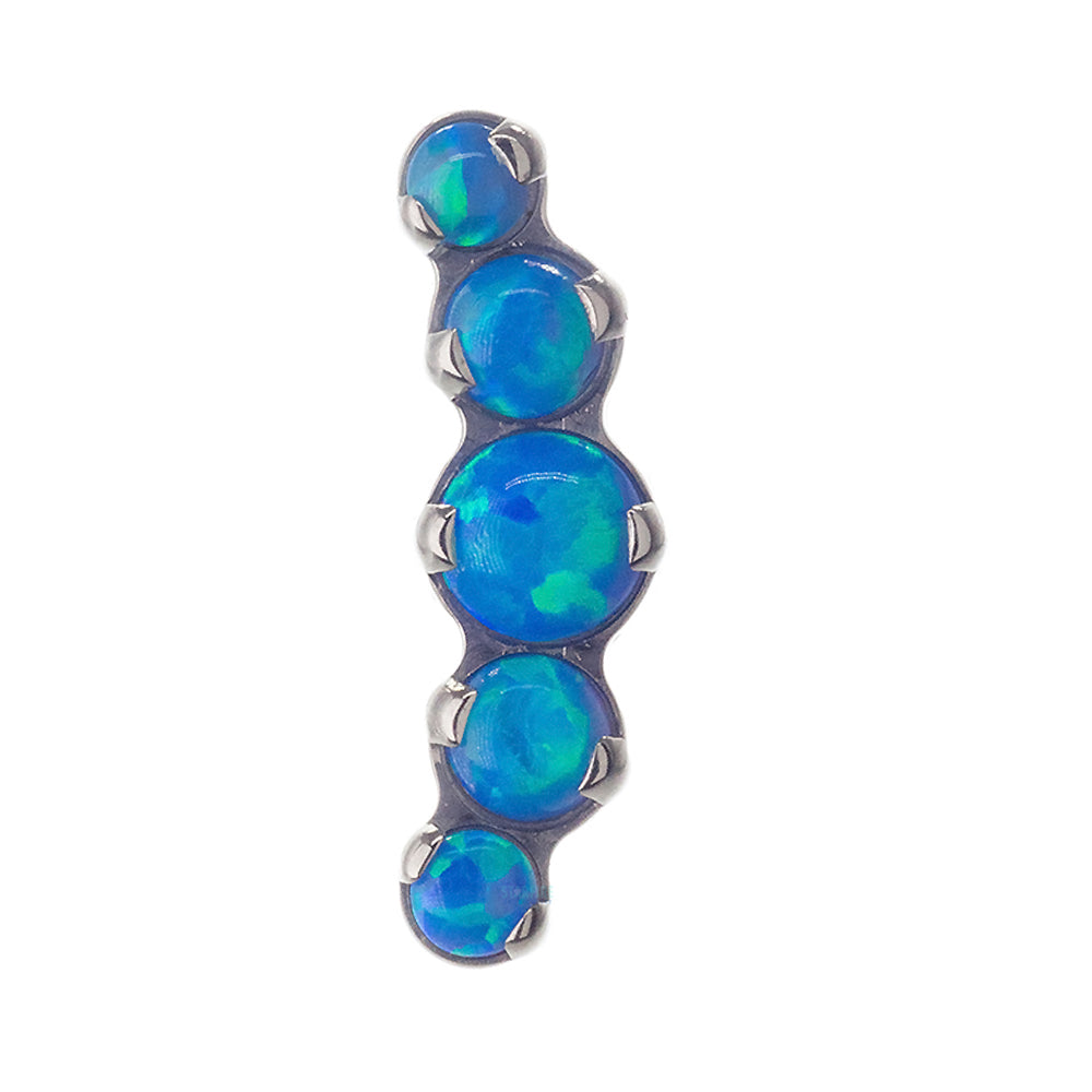 "Prium" Opal Cluster Threaded End