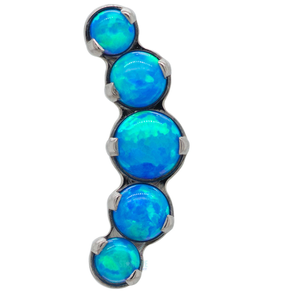 "Prium" Opal Cluster Threaded End