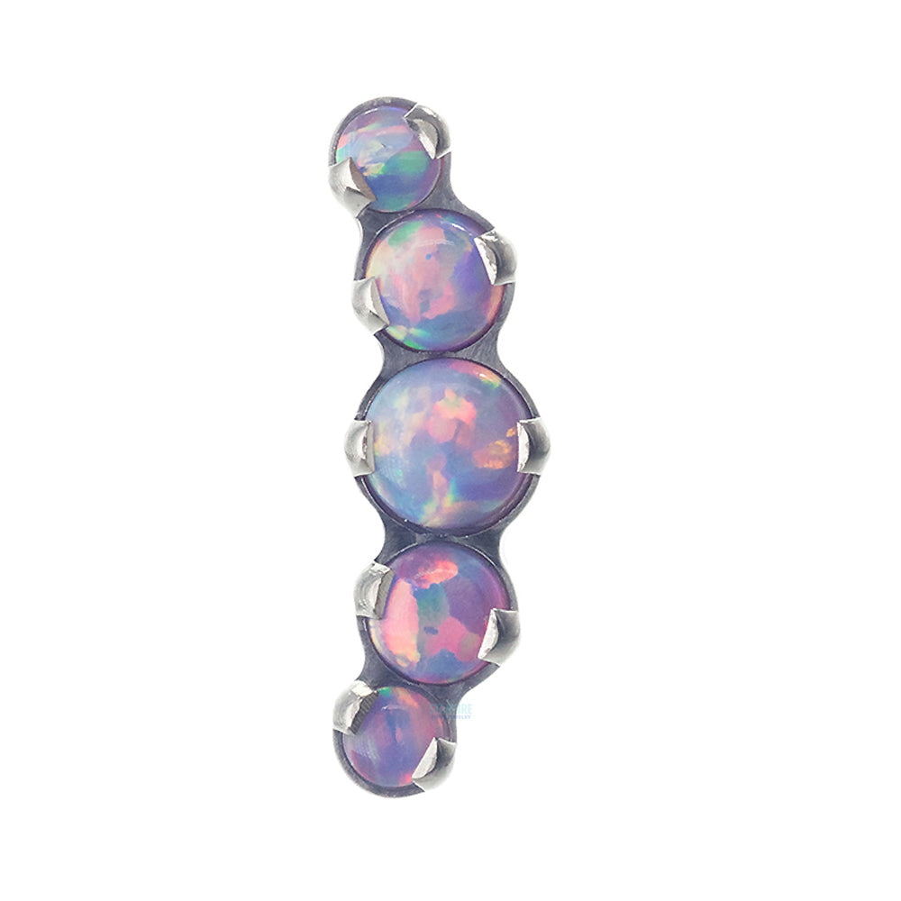 "Prium" Opal Cluster Threaded End