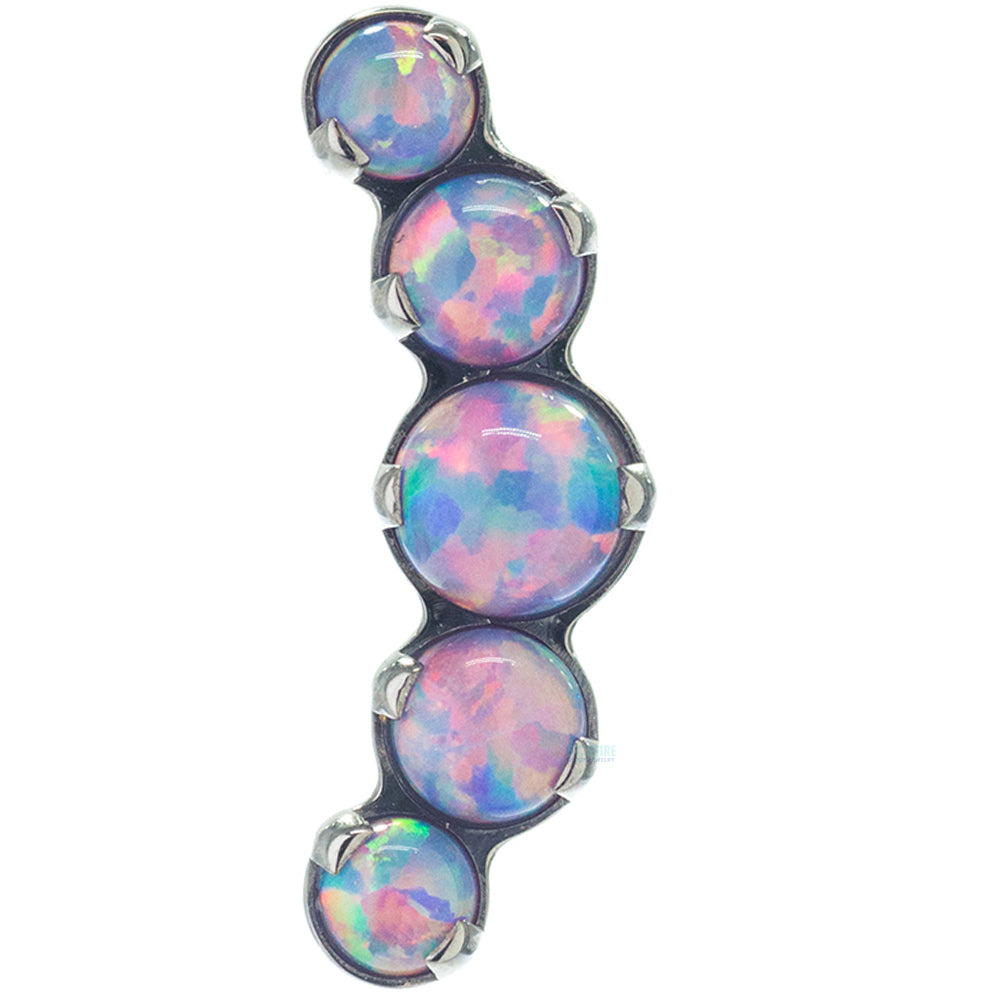 "Prium" Opal Cluster Threaded End