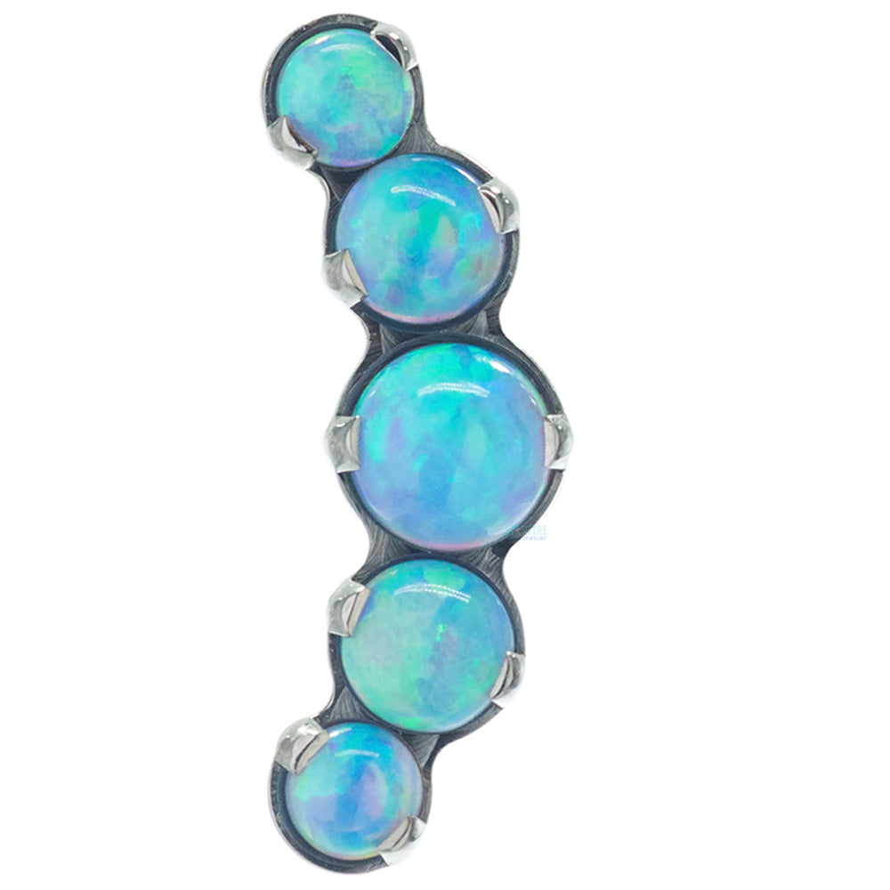"Prium" Opal Cluster Threaded End