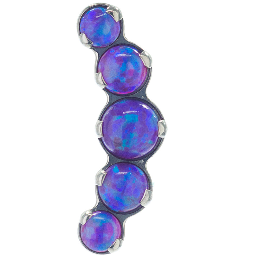 "Prium" Opal Cluster Threaded End