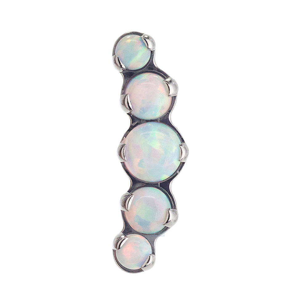 "Prium" Opal Cluster Threaded End