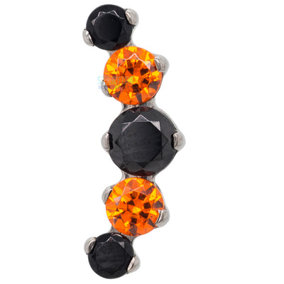 threadless: "Prium" Faceted Gem Cluster End - custom color combos