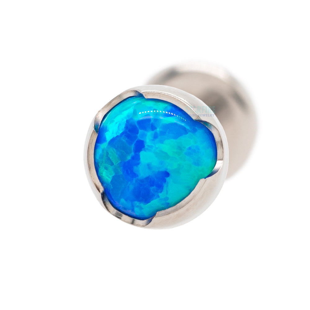 Prong-Set Opal Cabochon on Flatback