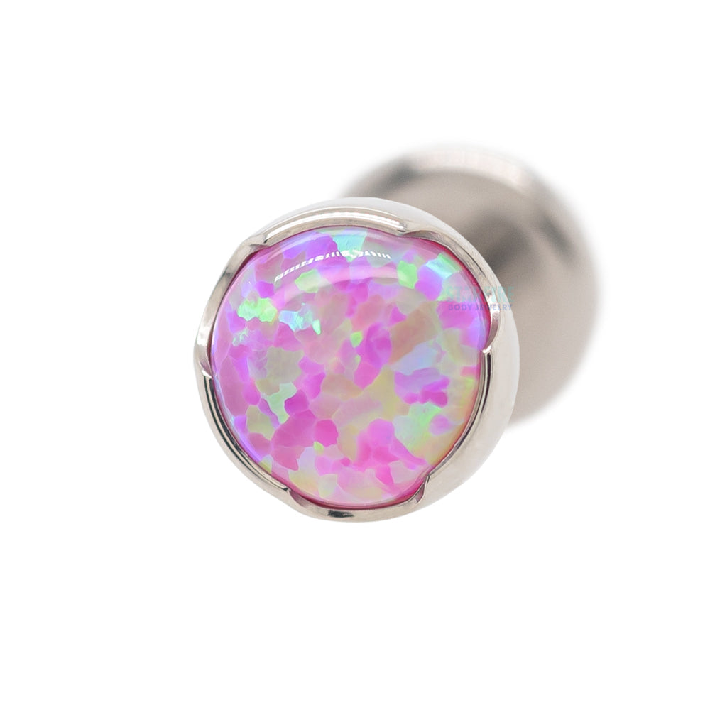 Prong-Set Opal Cabochon on Flatback