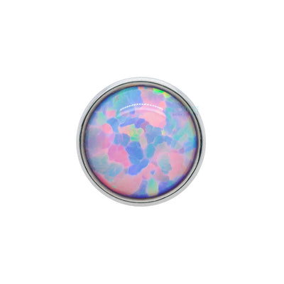 Bezel-Set Opal Cabochon Threaded End