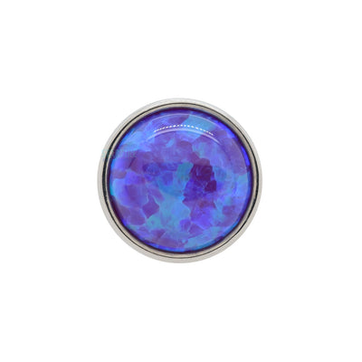 Bezel-Set Opal Cabochon Threaded End