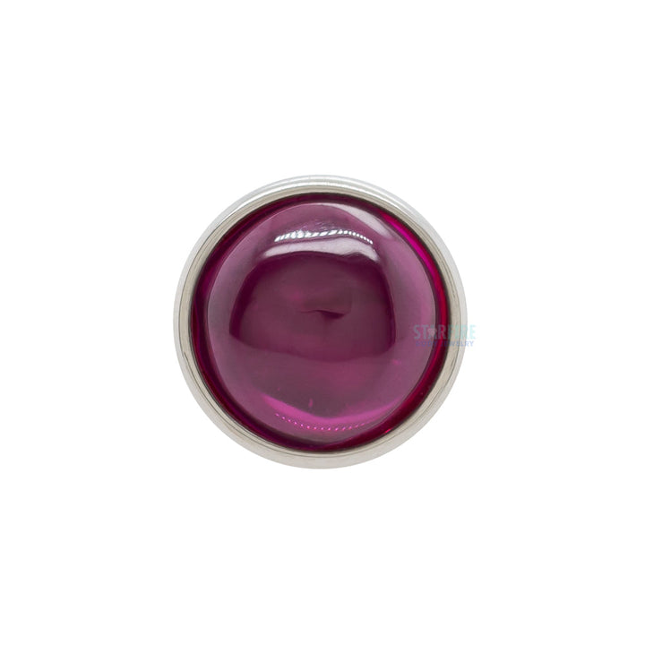 Bezel-Set Natural Stone Cabochon on Flatback