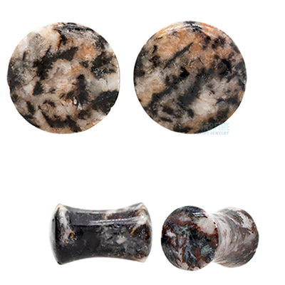 Stone Plugs - Fern Jasper