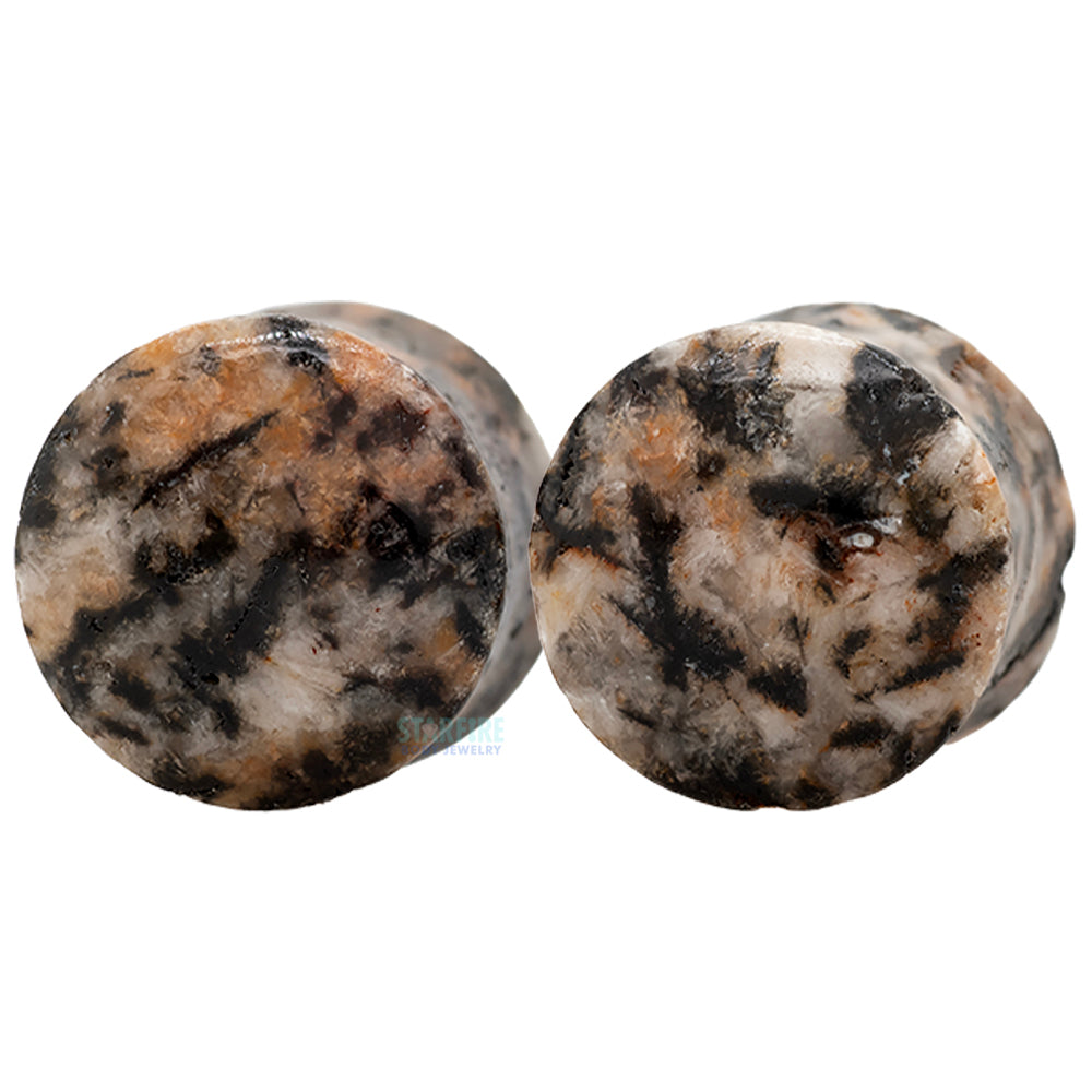 Stone Plugs - Fern Jasper