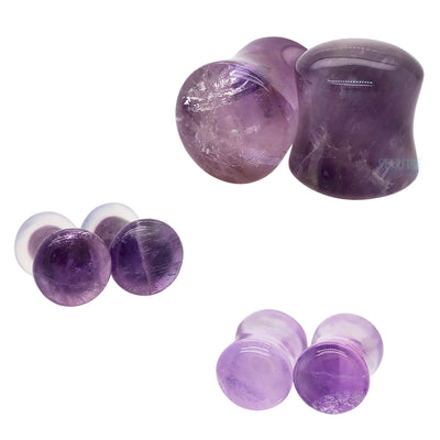 Stone Plugs - Amethyst