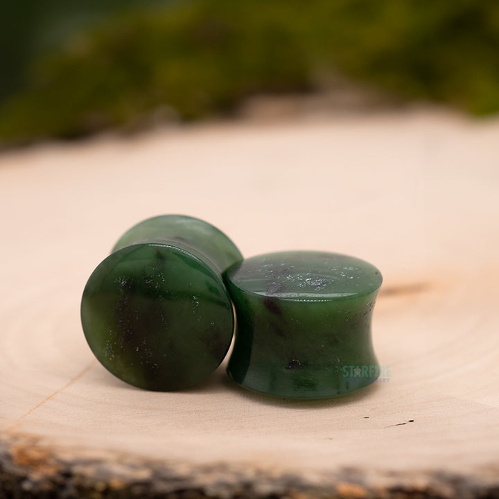 Oracle Body Jewelry Stone Plugs Nephrite Jade – Starfire Body