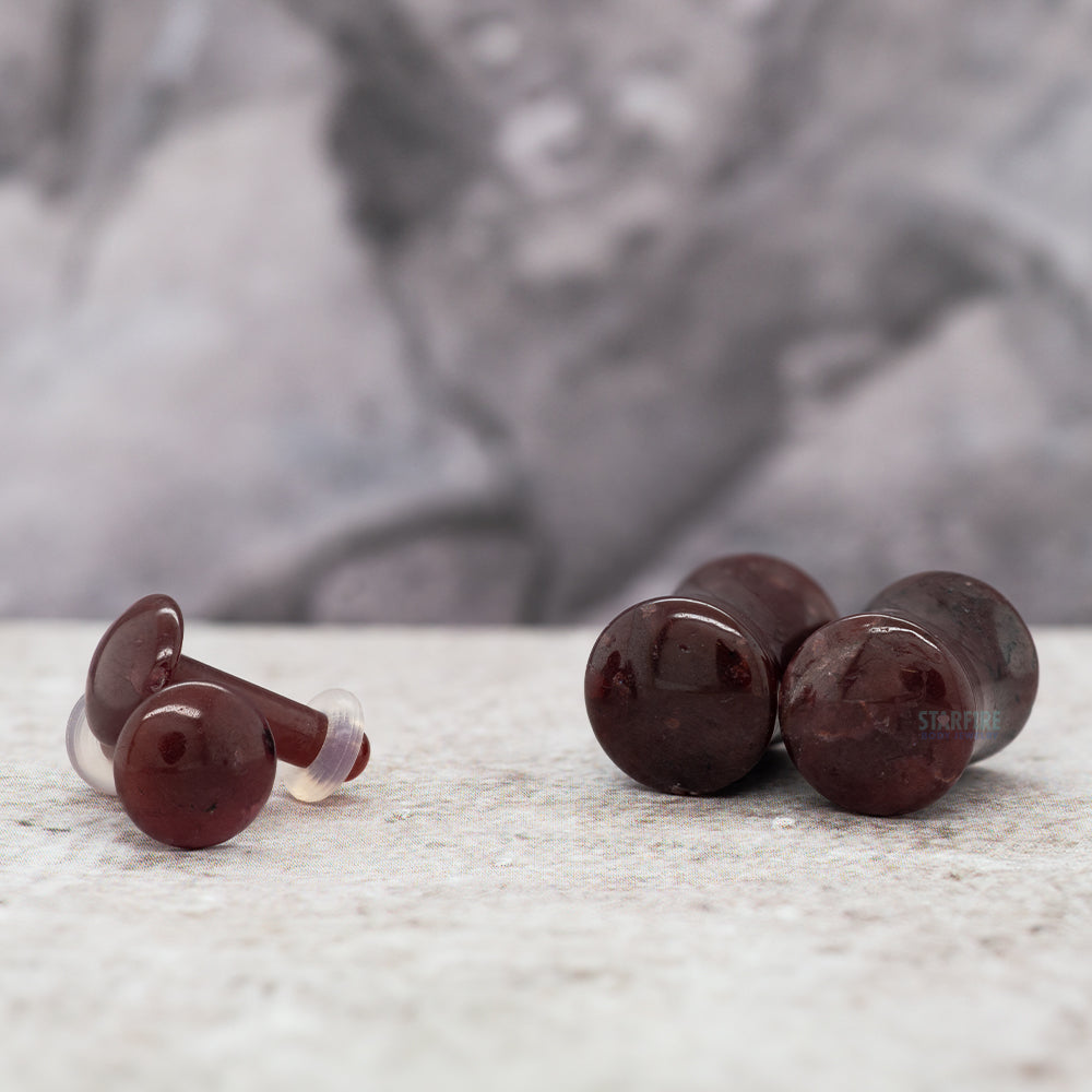 Stone Plugs - Garnet