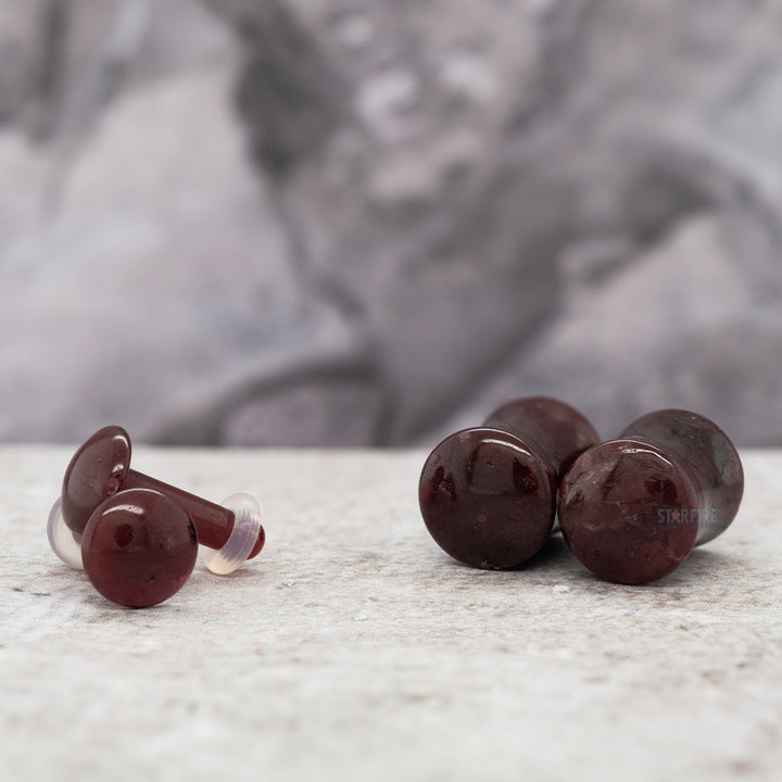 Stone Plugs - Garnet
