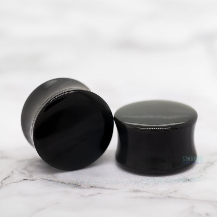 Stone Plugs - Rainbow Obsidian