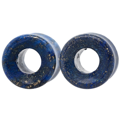 Stone Double Flare Eyelets - Lapis