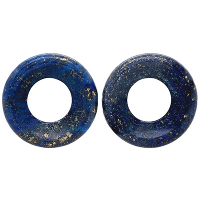 Stone Double Flare Eyelets - Lapis