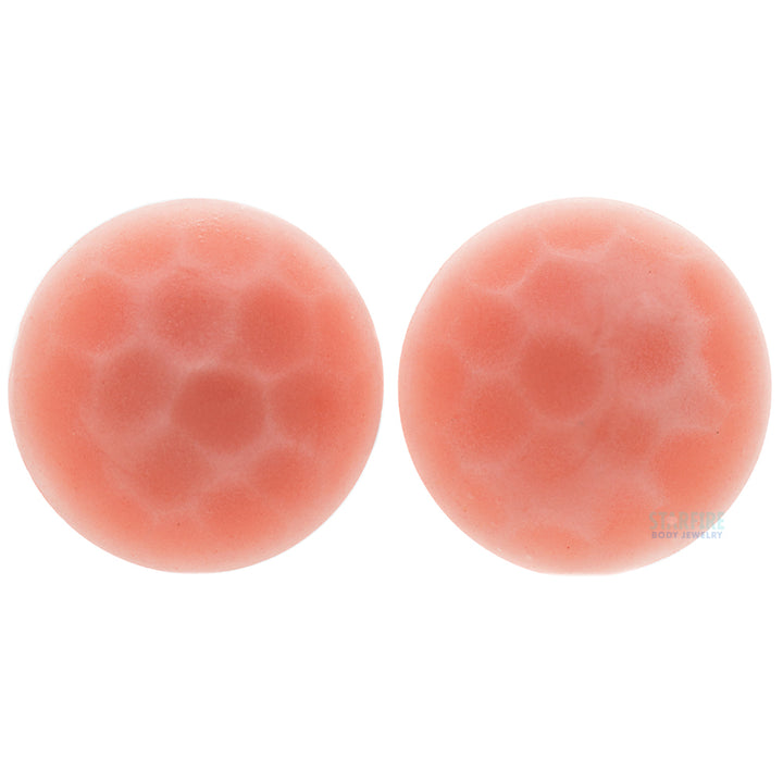 Martele Glass Color Front Plugs - Flesh