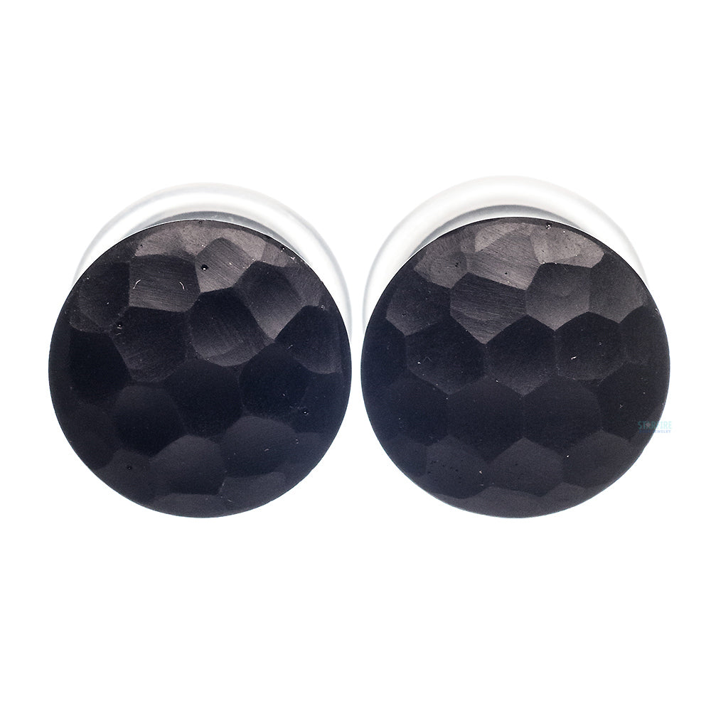 Martele Glass Color Front Plugs - Black