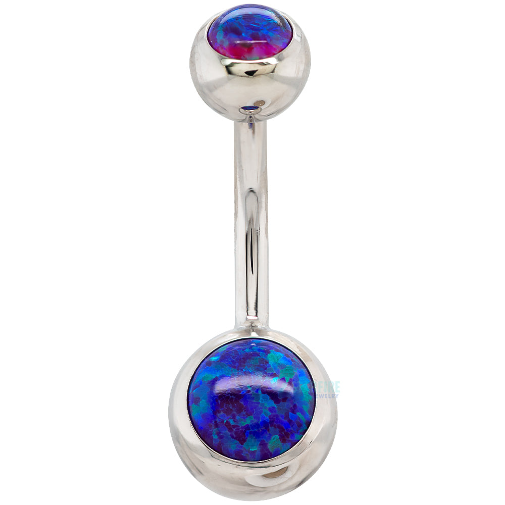 Ball-set Opal Navel Curve