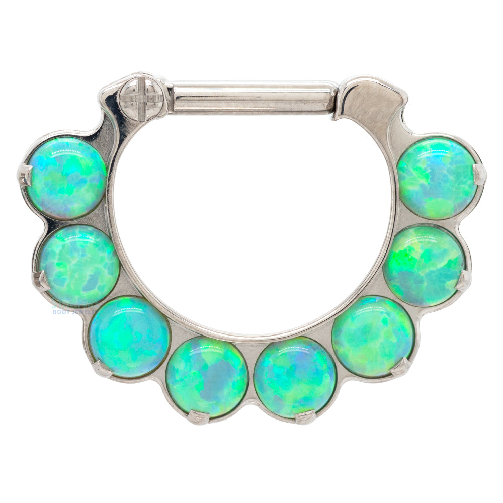 "Odyssey" Clicker #12 with Opals - 16 ga.