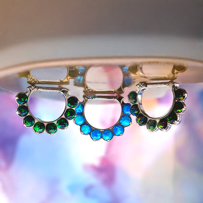 "Odyssey" Clicker #12 with Opals - 16 ga.