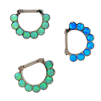 "Odyssey" Clicker #12 with Opals - 16 ga.