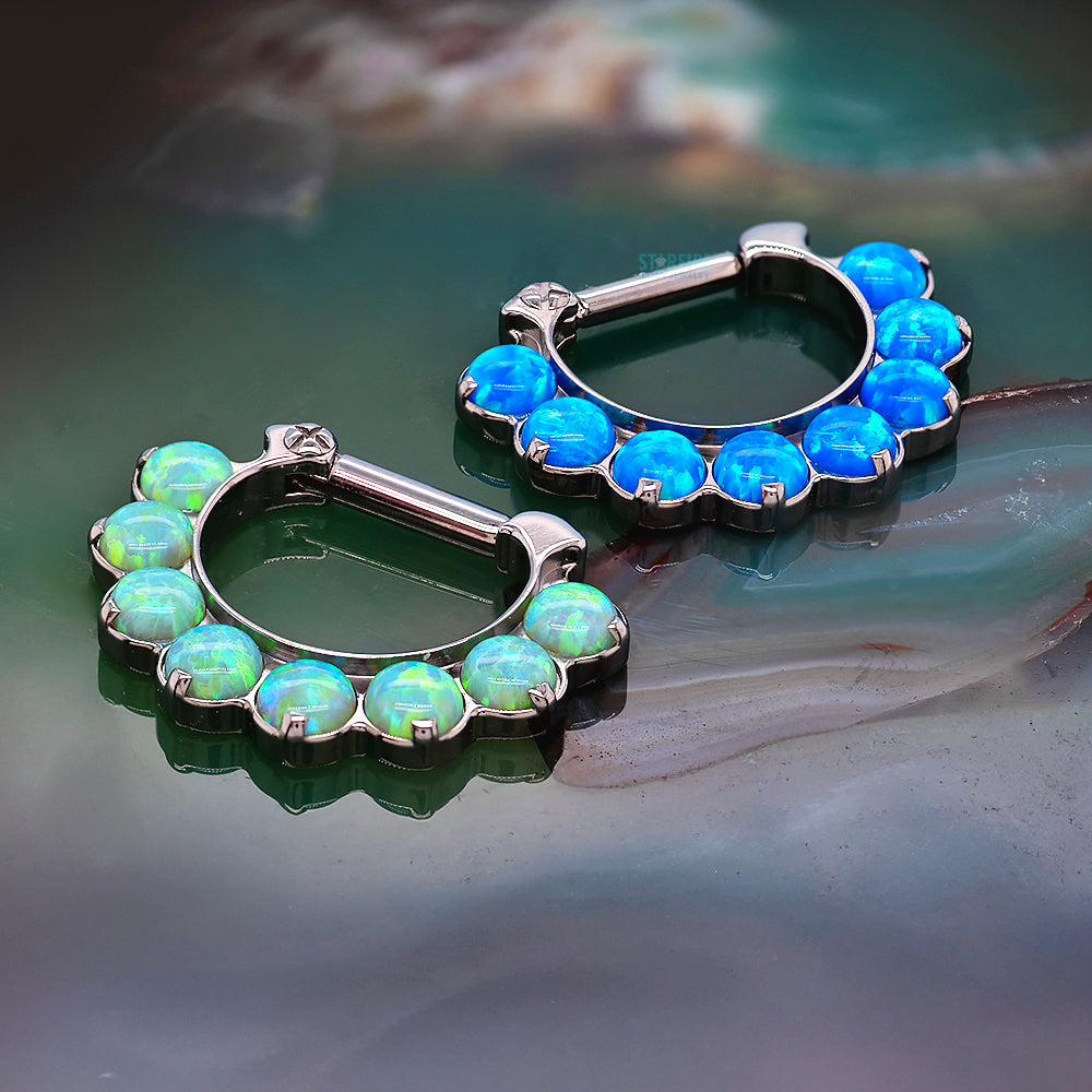 "Odyssey" Clicker #12 with Opals - 16 ga.