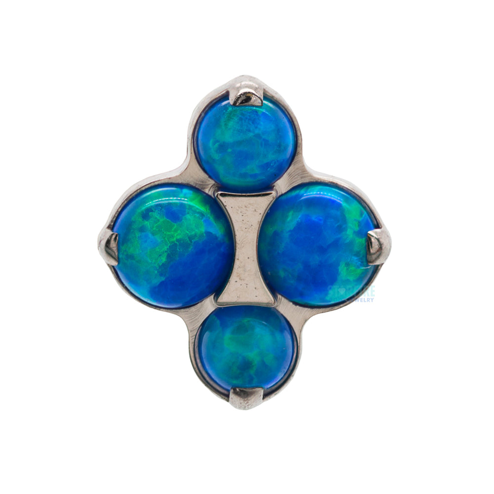 "North Star" Opal Cluster Threaded End