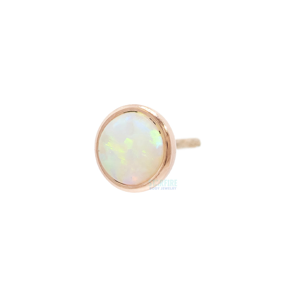 threadless: Opal in Cup Setting Pin in Gold & Platinum