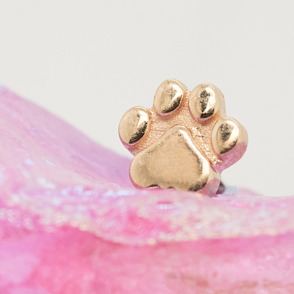 threadless: Flat Dog Paw End in Gold