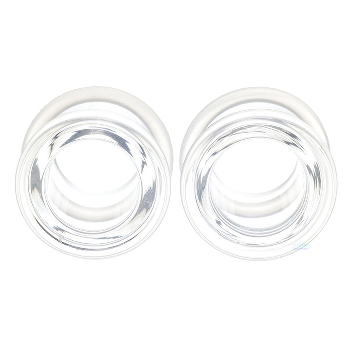 Boro Bullet Holes (Glass Eyelets) - Crystal