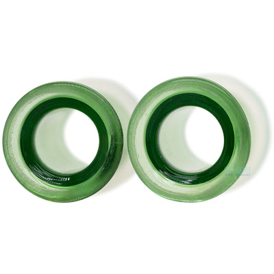 Glass Eyelets - Green