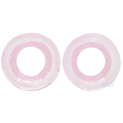 Glass Eyelets - Pink