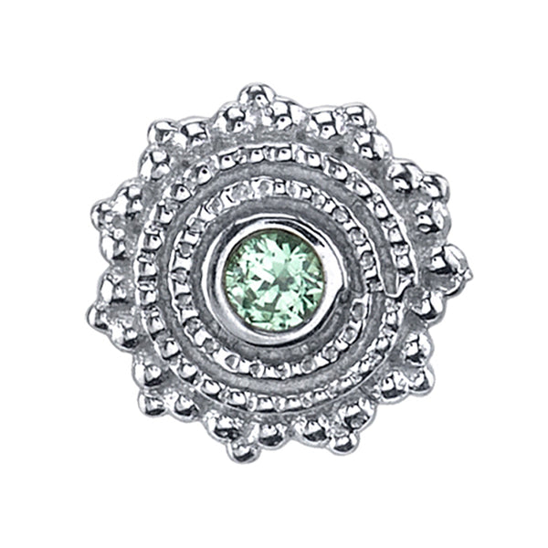アクセサリー BVLA Beaded Trillion Seafoam Tourmaline 40214-
