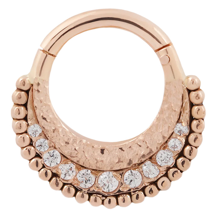 "War Horse" Clicker in Gold with Gems