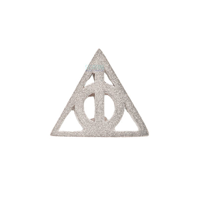 "Deathly Hallows" Sandblasted Threaded End in Gold