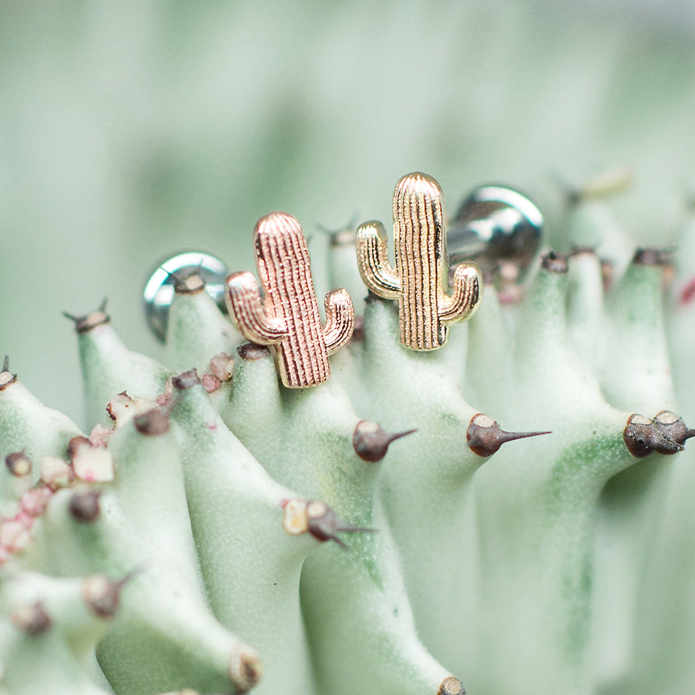 "Sonora" Threaded End in Gold & Platinum