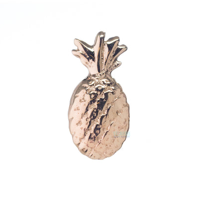 Pineapple (Antiqued Finished) Threaded End in Gold