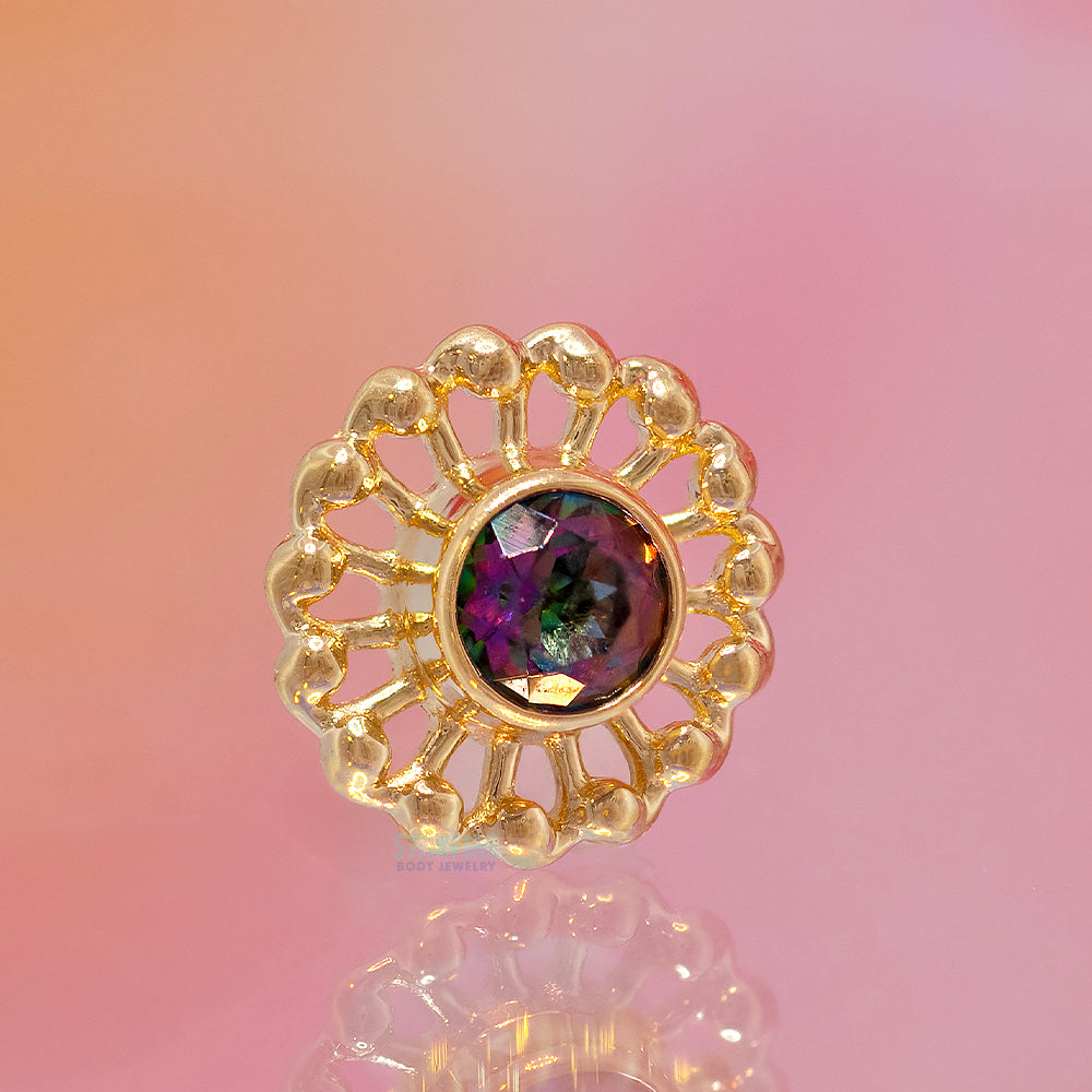 threadless: "Virtue" End in Gold with Mystic Topaz