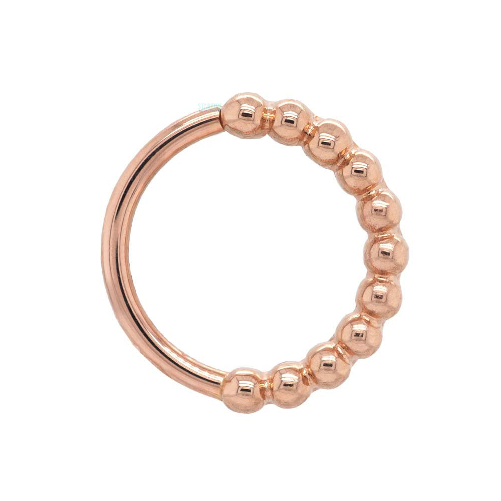 "Oaktier" Seam Ring in Gold & Platinum