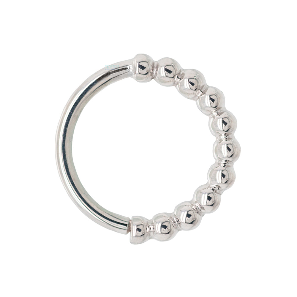 "Oaktier" Seam Ring in Gold & Platinum